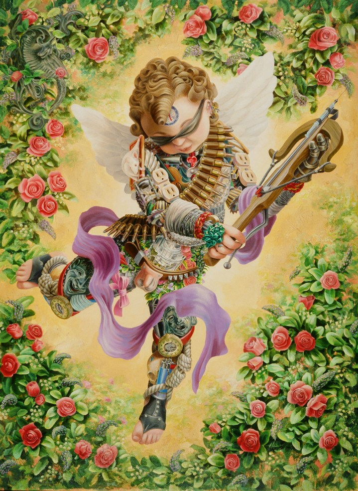 Katharsis (acrylic 1995, first symbolic painting)