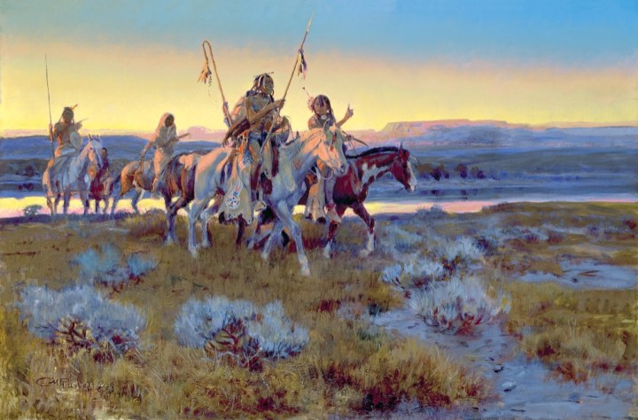 MMFA Western Il était une fois painting Montreal