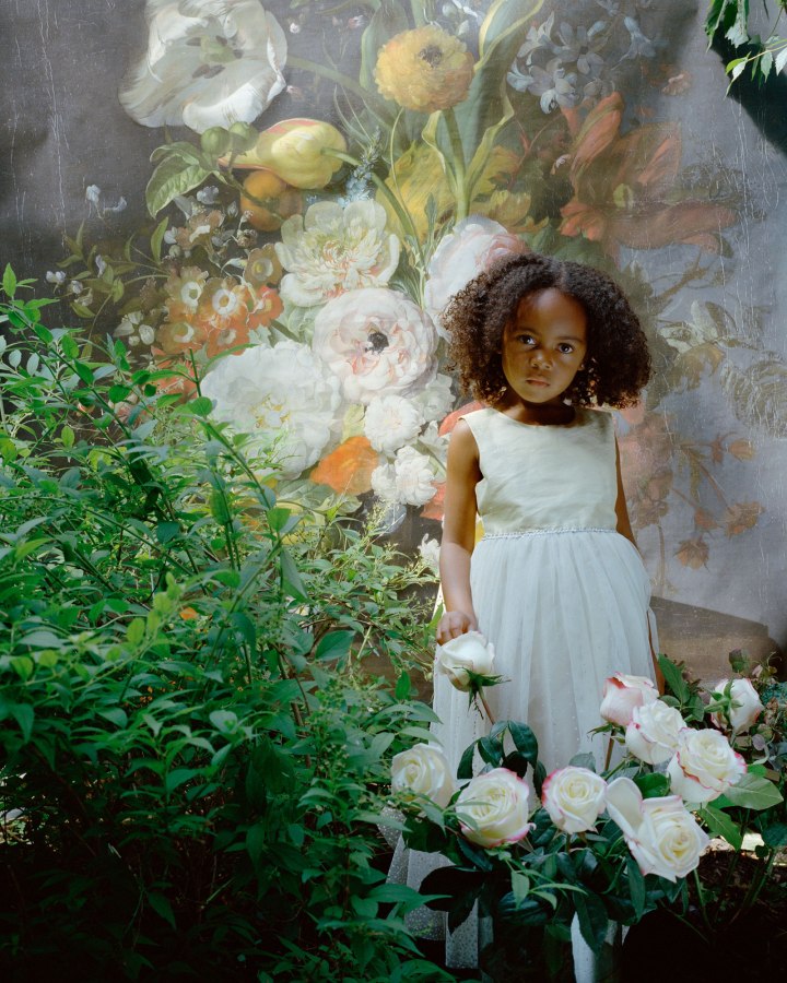 Portrait by Marisa Portolese of young Chloe