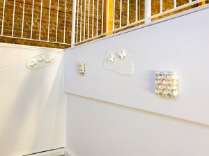 Stunning Mural by Marilyne Bissonnette & Alexia McKindsey staircase entrance Jano Lapin Gallery