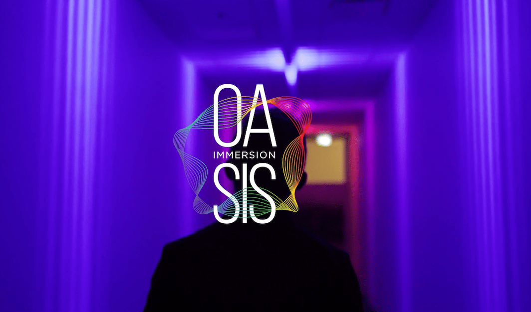 Art & the city March 2021. Oasis Immersion Palais des congresspersons