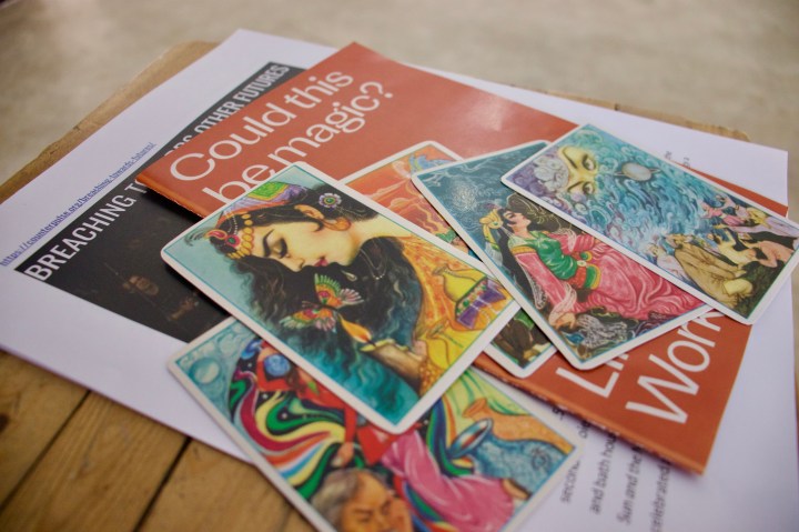 Photo of divination cards